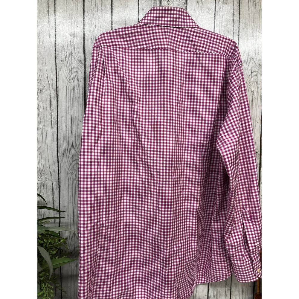 Peter Millar Pink & White Long Sleeve Button Down Shirt Men's size xl - Picture 3 of 4